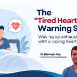 Waking up exhausted with a racing heart? Dr. Bhavesh Roy explains the tired heart warning signs, including palpitations, fatigue, and breathlessness.