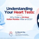 Dr. Bhavesh Roy explains why cardiologists order a 24-hour Holter monitor after a normal ECG. Learn how continuous monitoring detects hidden arrhythmias.